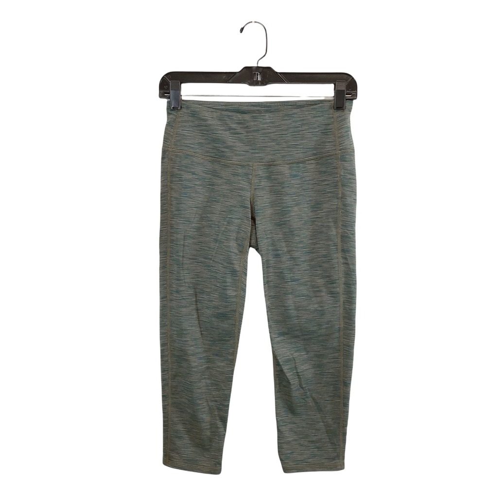 Athleta High Waist Space Dye Green Outdoor Leggingsโ Small Athleisure